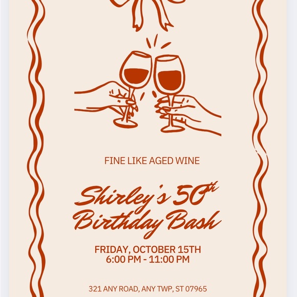 Custom Invitation Cards - Picture 5 of 6